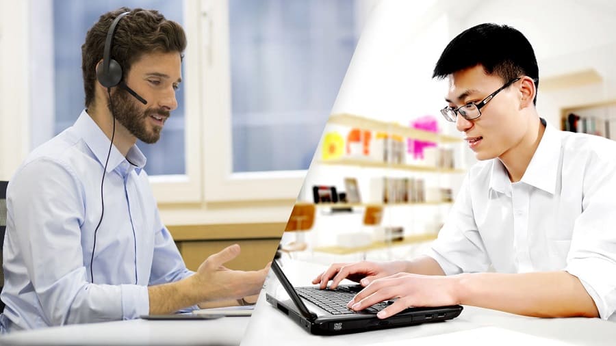 Học tiếng anh giao tiếp trực tuyến với người nước ngoài